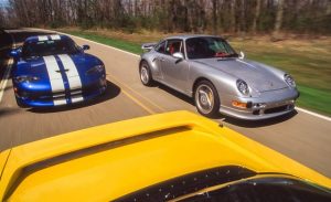 Tested: 1997 Dodge Viper GTS vs. Porsche 911 Turbo S vs. Acura NSX-T
